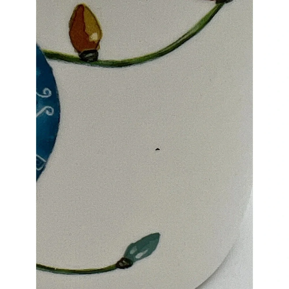 Pier 1 Grumpy Santa Cat Glasses Christmas Holiday Mug Cup Ironstone